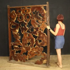 Pamono Room Divider / Sculpture in Wood, 1960s> Room Dividers & Screens