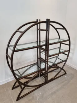 Pamono Room Divider in Brown Rattan><noscript><img width=