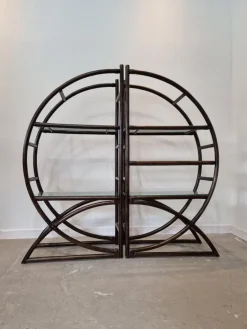 Pamono Room Divider in Brown Rattan><noscript><img width=