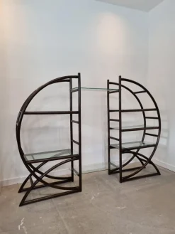 Pamono Room Divider in Brown Rattan><noscript><img width=