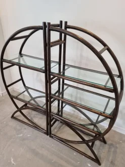 Pamono Room Divider in Brown Rattan><noscript><img width=