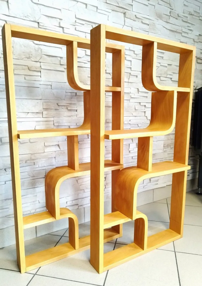 Pamono Room Dividers attributed to Ludvik Volak for Drevopodnik Holesov, Set of 2> Room Dividers & Screens