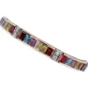 Outlet Pamono Rose and White Gold Bracelet with Garnets and Peridots