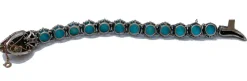 Clearance Pamono Rose Gold and Silver Snake Bracelet with Magnesite and Stones