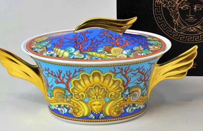 Pamono Rosenthal Versace Soup Tureen with Lid by Versace Home Collection> Tabletop