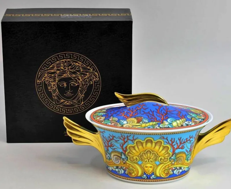 Pamono Rosenthal Versace Soup Tureen with Lid by Versace Home Collection> Tabletop