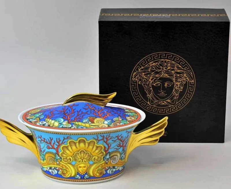 Pamono Rosenthal Versace Soup Tureen with Lid by Versace Home Collection> Tabletop