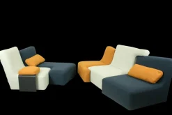 Pamono Roset Confluences by Philippe Negro Line for Ligne Roset, 2000s, Set of 5> Living Room Sets