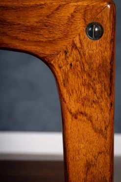 Pamono Rosewood Bar Cart by Edmund Brouer, Denmark, 1970s><noscript><img width=
