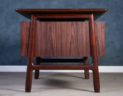 Pamono Rosewood Desk by Gunni Omann for Omann Jun Møbelfabrik, 1960s><noscript><img width=