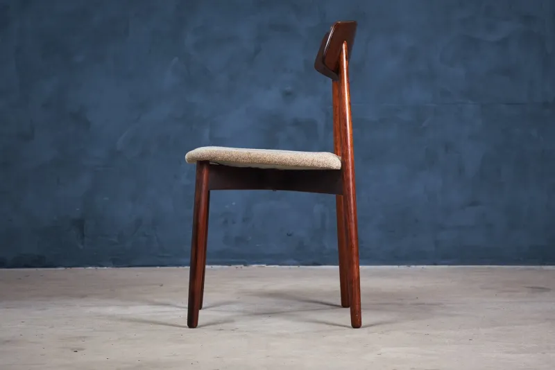 Pamono Rosewood Dining Chairs by Harry Østergaard for Randers Møbelfabrik, 1960s, Set of 4> Side Chairs & Dining Chairs
