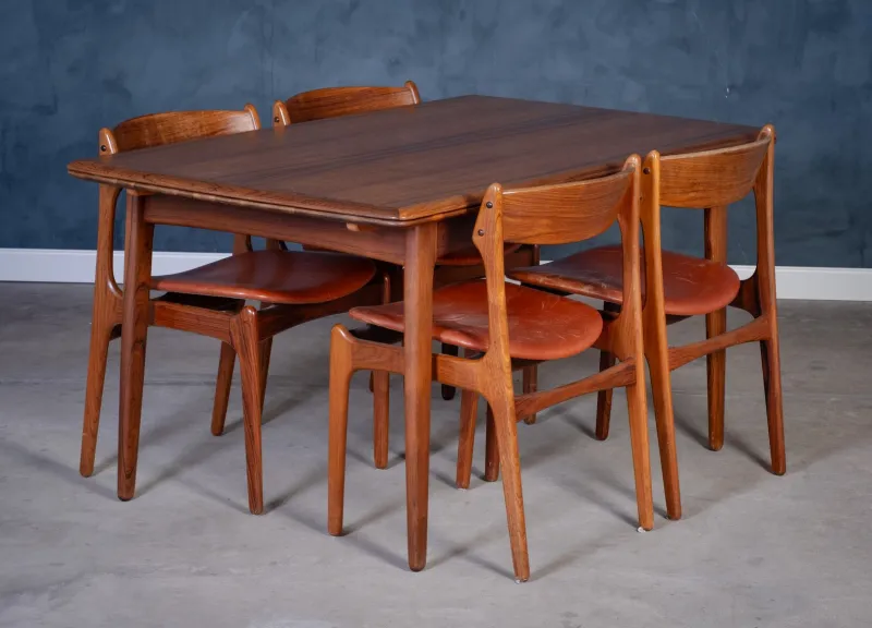 Online Pamono Rosewood Dining Table by Svend Aage Madsen, 1960s