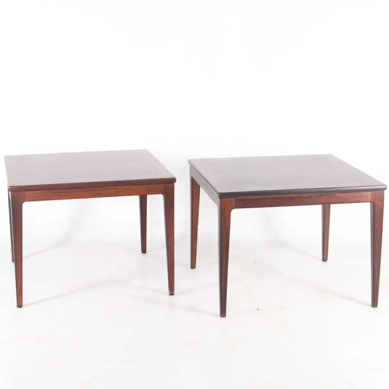Sale Pamono Rosewood End Tables, 1970s, Set of 2