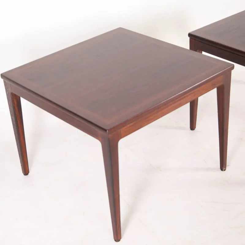Sale Pamono Rosewood End Tables, 1970s, Set of 2
