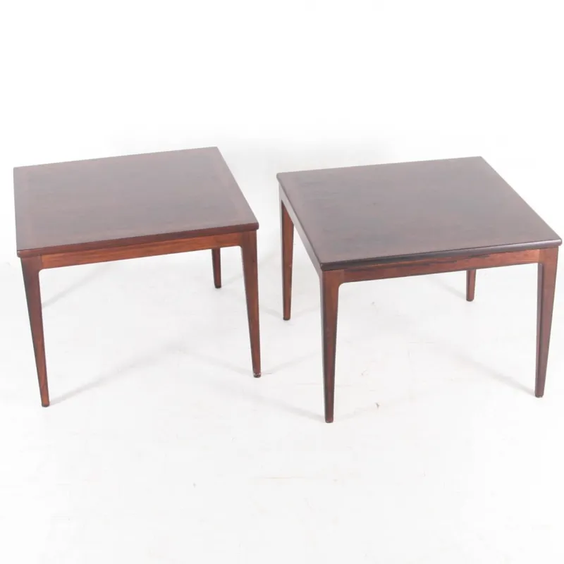 Sale Pamono Rosewood End Tables, 1970s, Set of 2