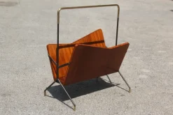 Best Pamono Rosewood Magazine Rack, 1950s