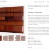 Pamono Rosewood Modular Wall Unit by Kai Kristiansen for FM Møbler, 1960s> Shelves & Wall Units