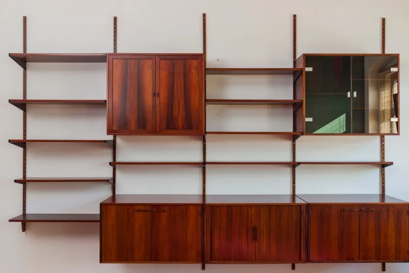 Pamono Rosewood Modular Wall Unit by Kai Kristiansen for FM Møbler, 1960s> Shelves & Wall Units