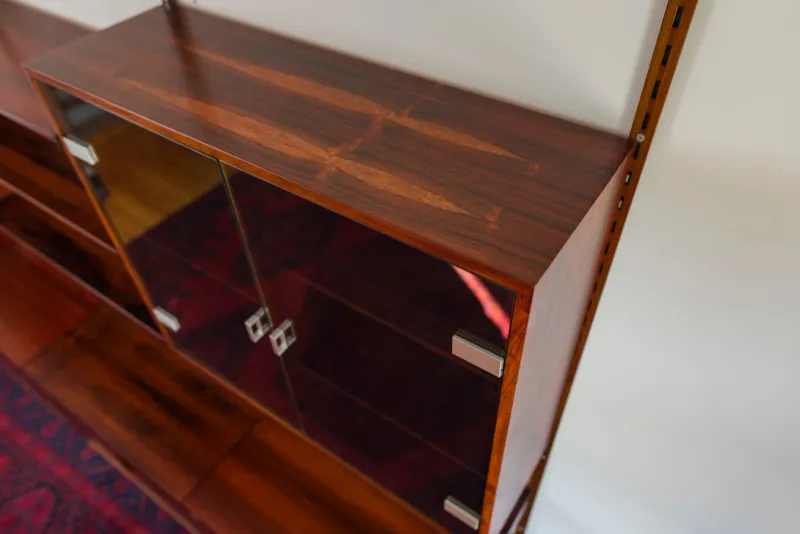 Pamono Rosewood Modular Wall Unit by Kai Kristiansen for FM Møbler, 1960s> Shelves & Wall Units
