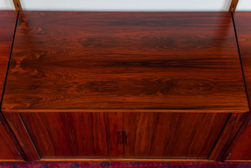 Pamono Rosewood Modular Wall Unit by Kai Kristiansen for FM Møbler, 1960s> Shelves & Wall Units