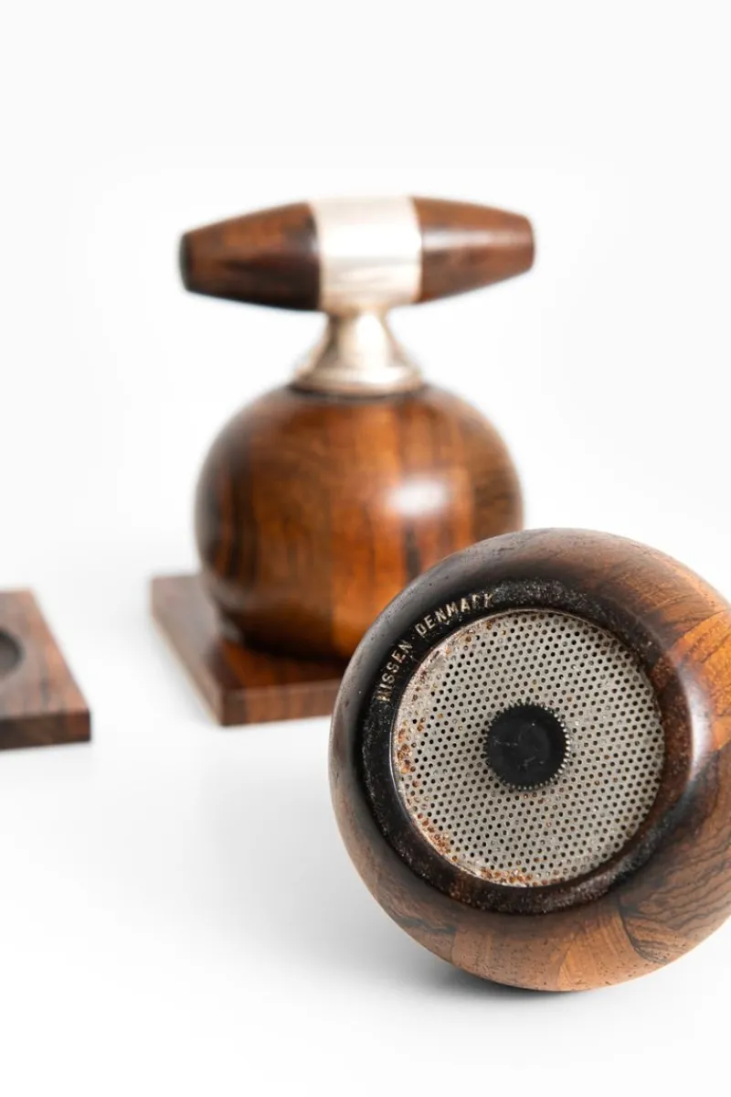 Hot Pamono Rosewood Salt & Pepper Mills by Richard Nissen, 1950s, Set of 2