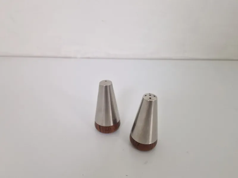Pamono Rosewood Salt & Pepper Shakers from A&b Lundtofte, 1960s, Set of 2> Salt & Pepper Shakers