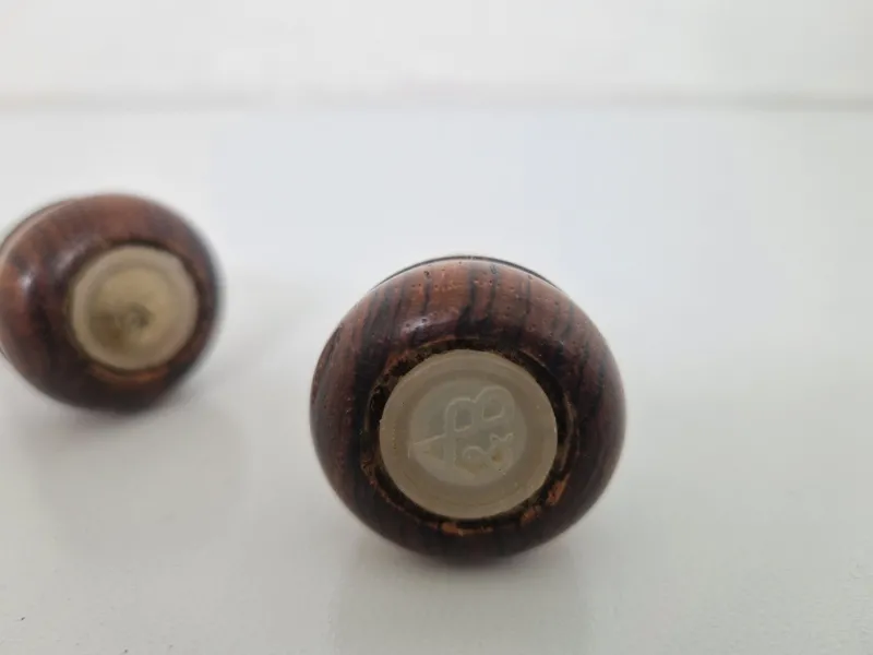 Pamono Rosewood Salt & Pepper Shakers from A&b Lundtofte, 1960s, Set of 2> Salt & Pepper Shakers