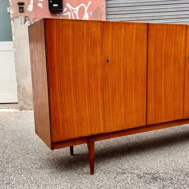 Pamono Rosewood Sideboard with Drawers, Doors and Internal Shelves from Swissform, 1950s> Sideboards & Buffets
