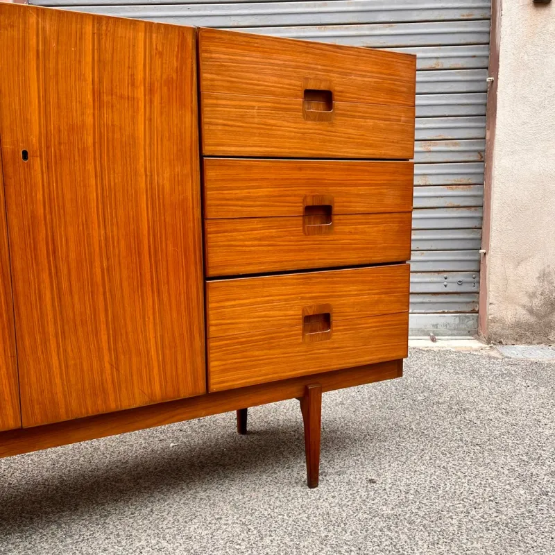 Pamono Rosewood Sideboard with Drawers, Doors and Internal Shelves from Swissform, 1950s> Sideboards & Buffets