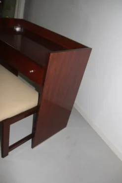 Discount Pamono Rosewood Vanity Desk & Stool from MIM, 1960s, Set of 2