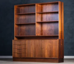 Pamono Rosewood Wall Unit by Erling Torvits, 1960s><noscript><img width=