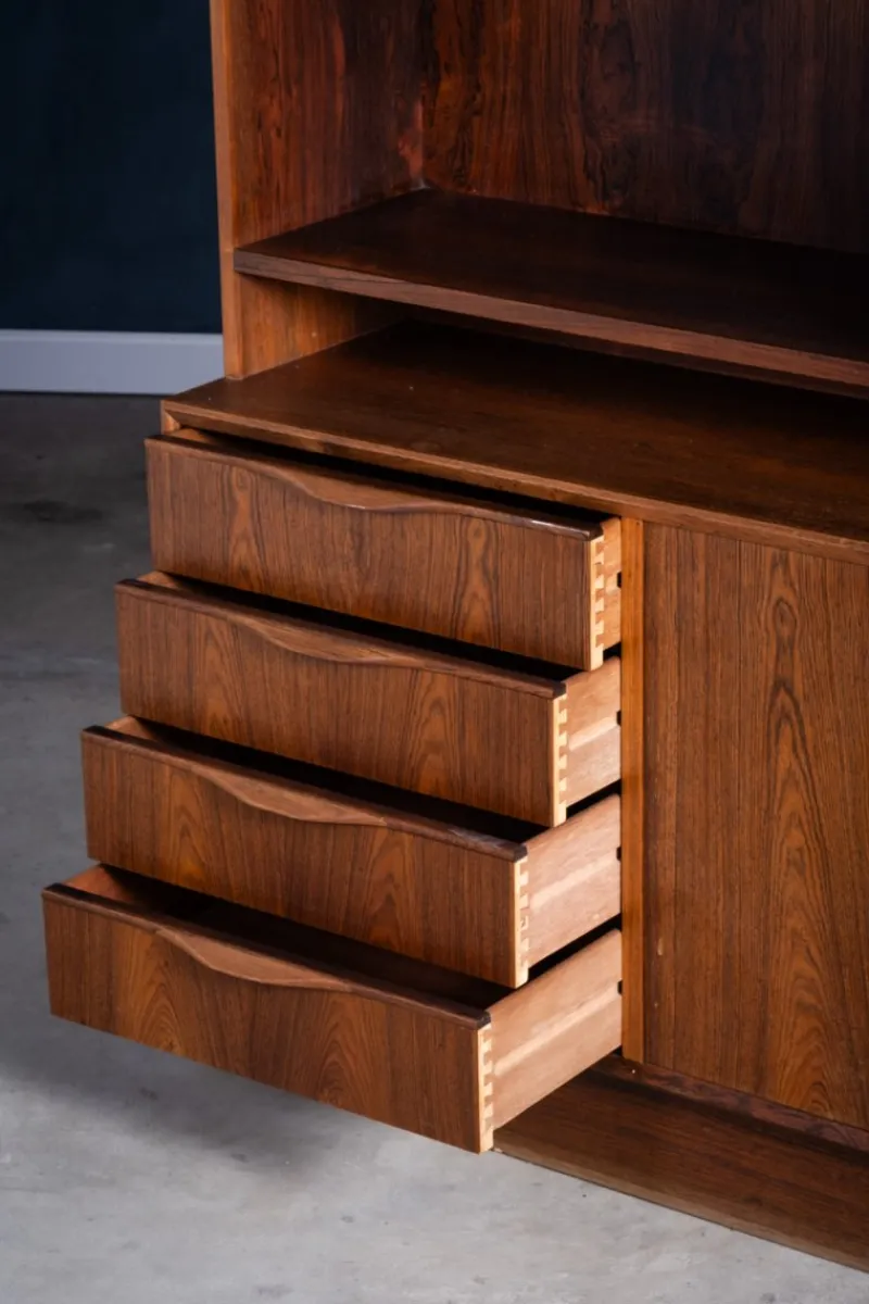 Pamono Rosewood Wall Unit by Erling Torvits, 1960s> Shelves & Wall Units