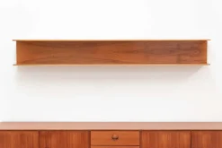 Pamono Rosewood Wall-Mounted Shelf><noscript><img width=