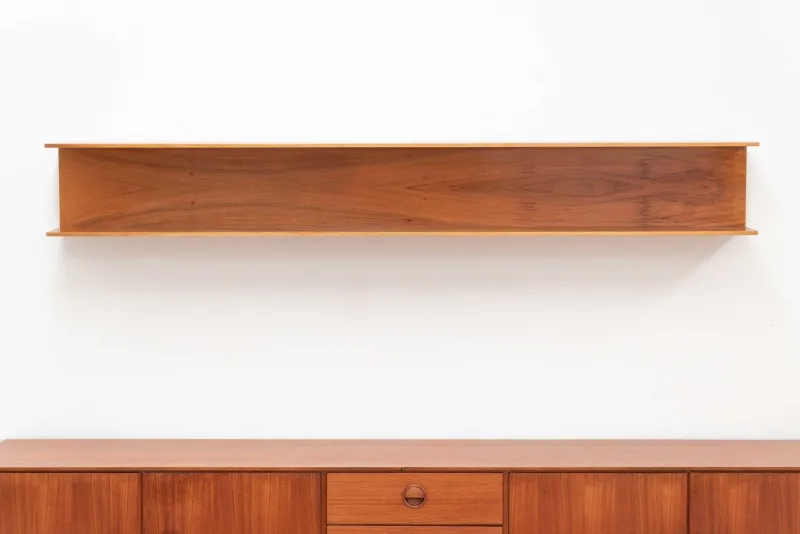 Pamono Rosewood Wall-Mounted Shelf> Shelves & Wall Units