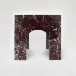Pamono Rosso Levanto Marble Arch Side Table from Kiwano Concept><noscript><img width=