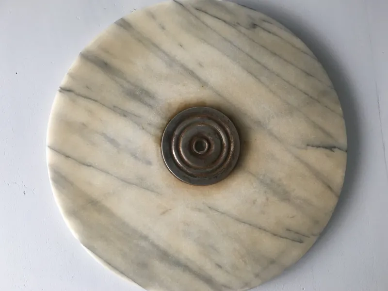 Pamono Rotating Marble Platter on a Bearing, 1960s