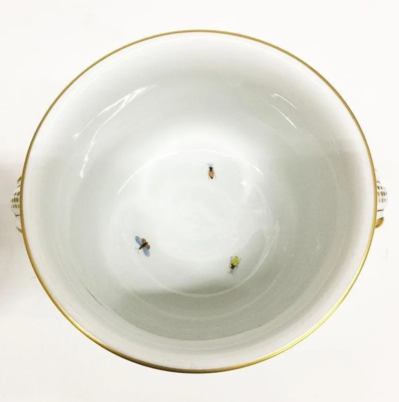 Hot Pamono Rothschild Porcelain Cachepots from Herend, Set of 2