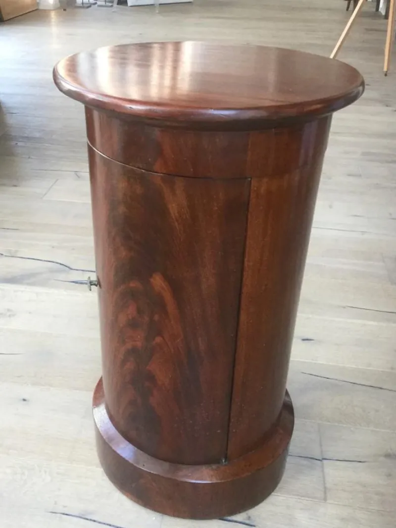 Pamono Round Bedside Table, France, 1820s> Nightstands