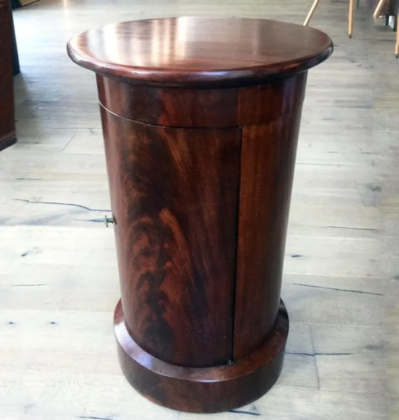 Pamono Round Bedside Table, France, 1820s> Nightstands