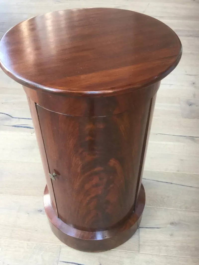 Pamono Round Bedside Table, France, 1820s> Nightstands