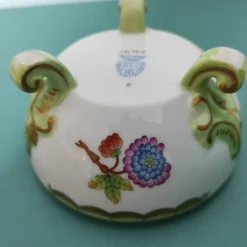 Hot Pamono Round Box with Lid from Herend, 1980s