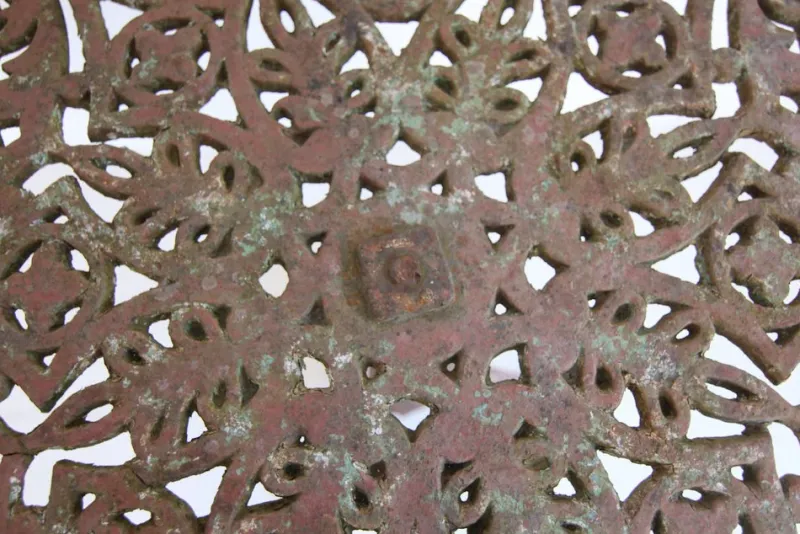 Clearance Pamono Round Cast Iron Table, 1890s