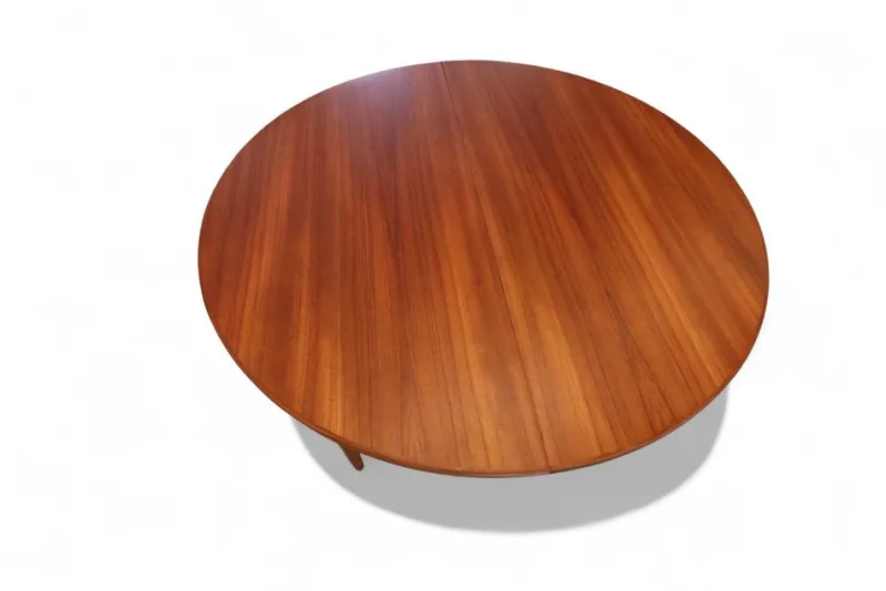 New Pamono Round Dining Table in Teak by Gunni Omann, Denmark, 1960s
