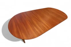 New Pamono Round Dining Table in Teak by Gunni Omann, Denmark, 1960s