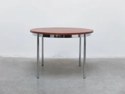 Outlet Pamono Round Dining Table in the style of Alfred Hendrickx, 1960s