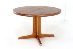 Sale Pamono Round Extendable Jysted Dining Table from Gudme