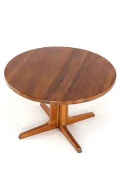 Sale Pamono Round Extendable Jysted Dining Table from Gudme