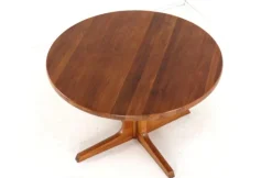 Sale Pamono Round Extendable Jysted Dining Table from Gudme