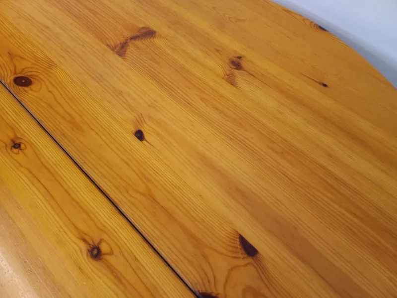 Pamono Round Extendable Pine Table, 1970s> Dining Tables & Sets