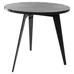 Pamono Round Filodifumo Outdoor Table in Lava Stone and Steel by Riccardo Scibetta & Sonia Giambrone for MYOP><noscript><img width=